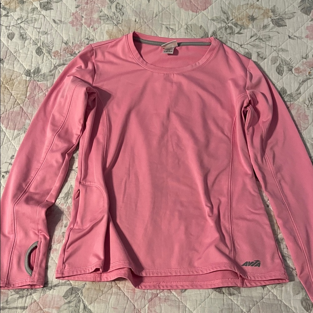 Avia Pink Performance Long Sleeve Top